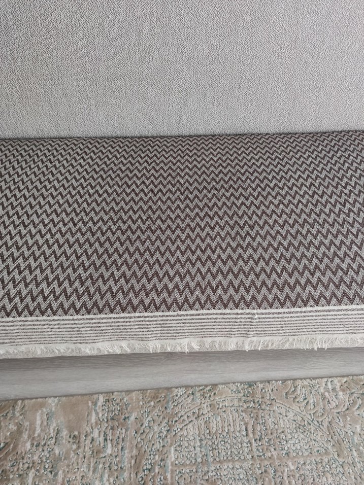 Kahverengi ve Gri Zebra Desenli Koltuk Örtüsü - Görsel 3