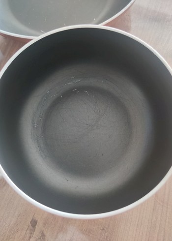 Kahverengi Teflon Kaplama Tencere ve Tava Seti - Görsel 6