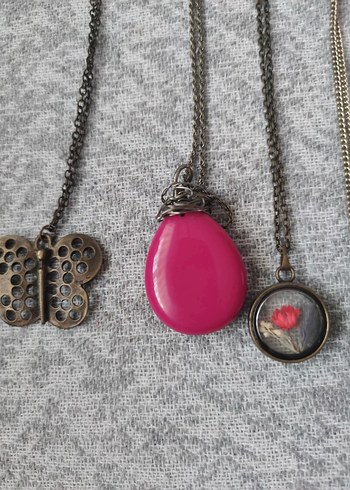 Bohem Tarz Gri Zincir Detaylı Midi Kolye hepsi fiyatıdir - Görsel 4