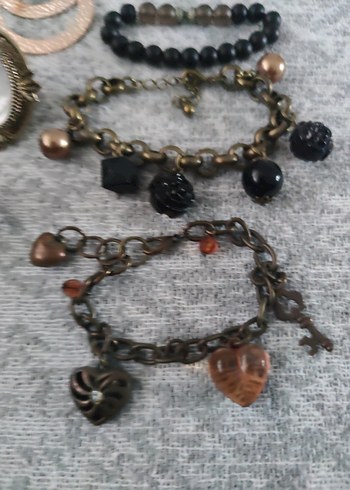 Bohem Esintili Kahverengi Boncuklu Takı Seti hepsi fiyatıdir - Görsel 6