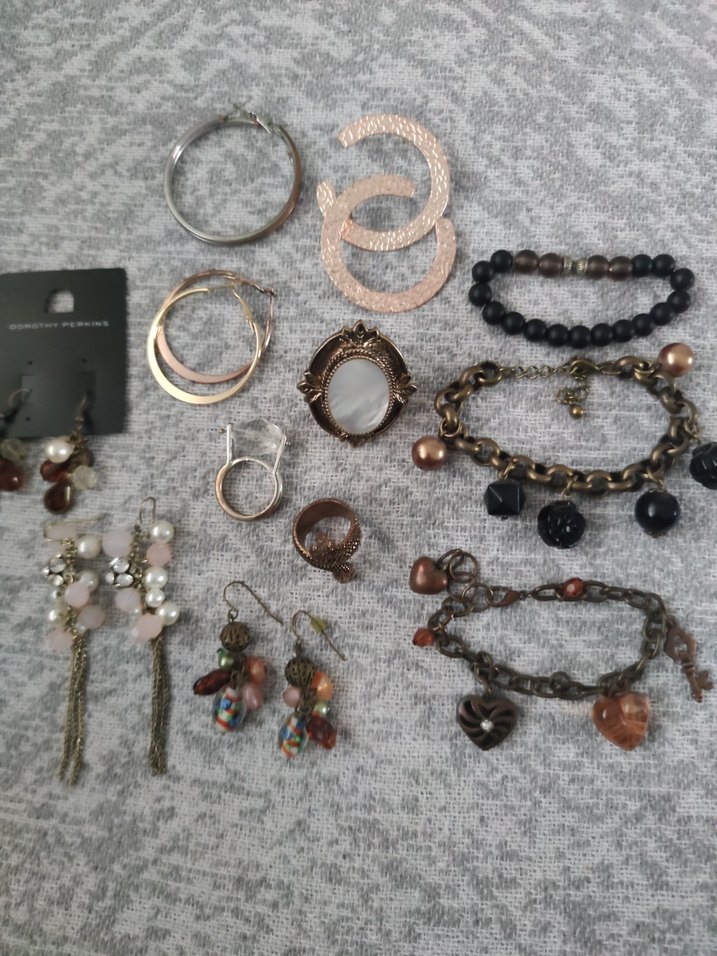 Bohem Esintili Kahverengi Boncuklu Takı Seti hepsi fiyatıdir - Görsel 5