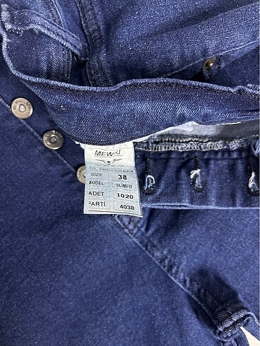38 Beden lacivert Renk Mewki pantolon