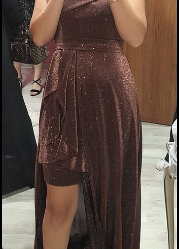 Simli elbise