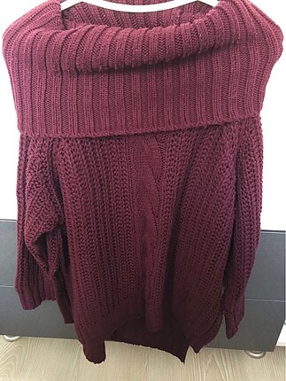 Boğazlı Mürdüm Tunik