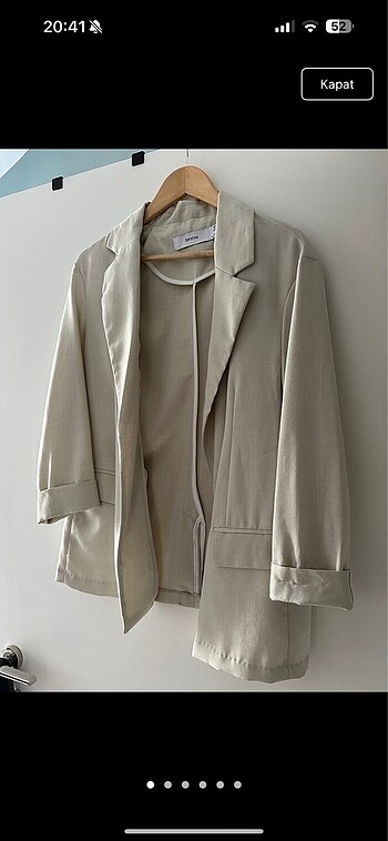 Bershka blazer ceket yazlık