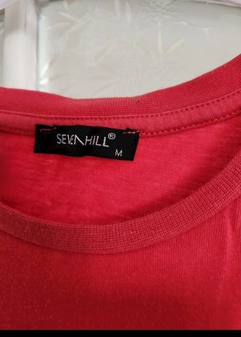 m Beden Renkli Baskılı Kırmızı Erkek Tişört