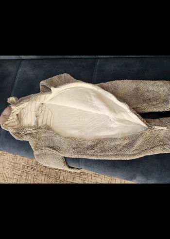 Gri Kürklü Bebek Erkek Tulum - Görsel 3