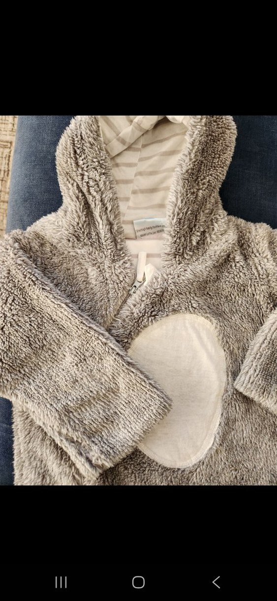 Gri Kürklü Bebek Erkek Tulum - Görsel 2