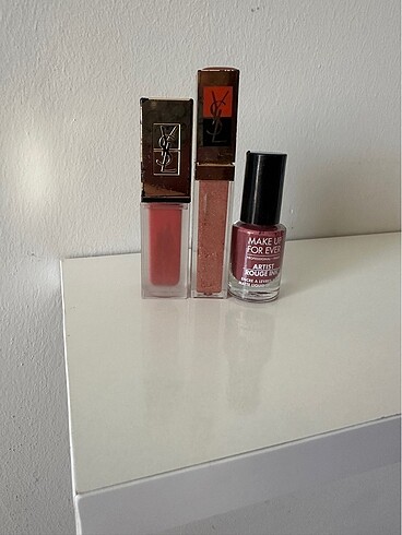 Ysl ve makeup forever rujlar