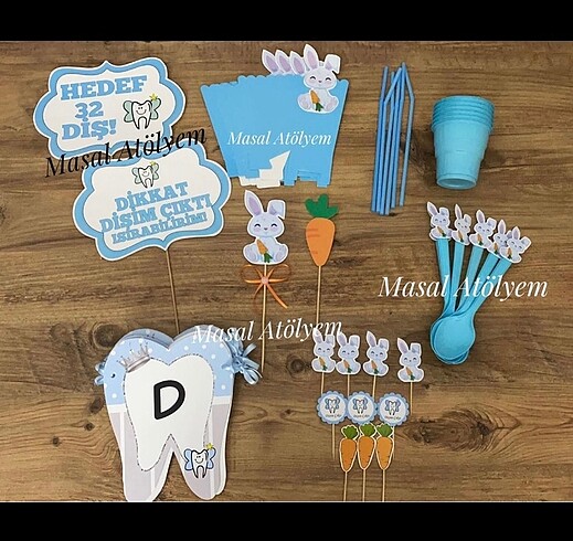 Tavşan diş buğdayı set