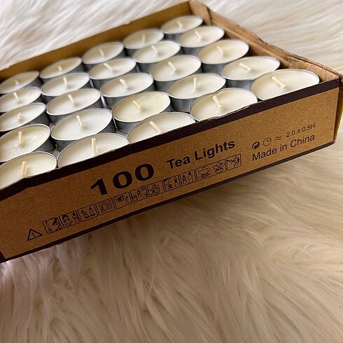  tea light mum 80 adet