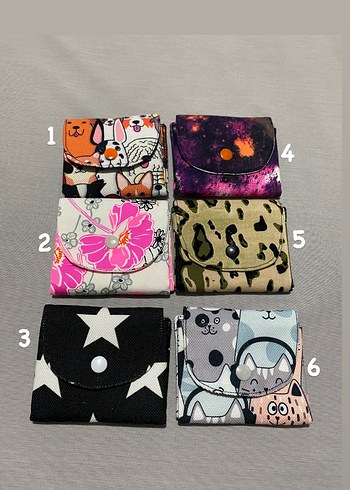 Kadın Çok Desenli Velcro Cüzdan - Görsel 3