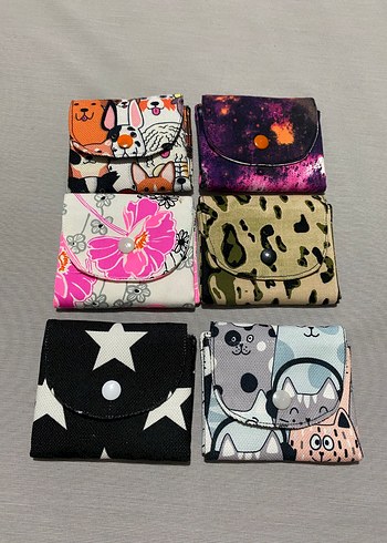 Kadın Çok Desenli Velcro Cüzdan - Görsel 2