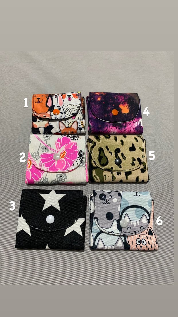 Kadın Çok Desenli Velcro Cüzdan - Görsel 3