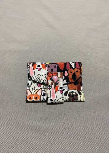 Renkli Pop Art Desenli Kadın Cüzdanı - Görsel 5