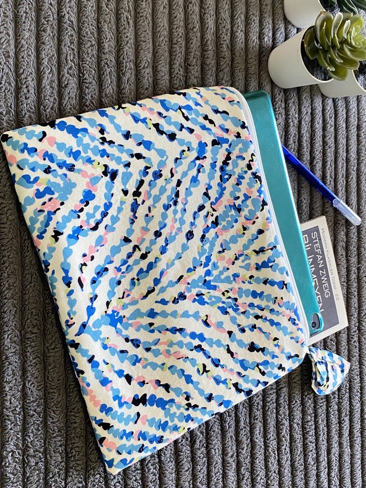 Renkli Desenli Fermuarlı tablet kılıfı - Görsel 4