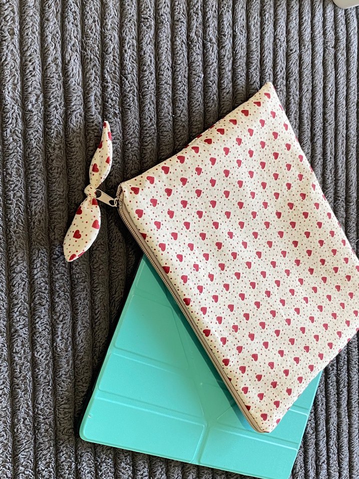 Renkli Desenli Fermuarlı tablet kılıfı - Görsel 5