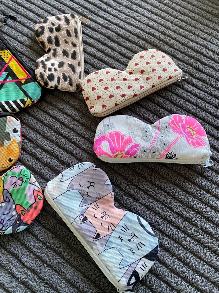 Renkli Kedi Desenli Gözlük Kılıfları - Görsel 4