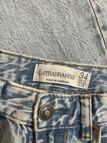 xs Beden mavi Renk Stradivarius Pantalon