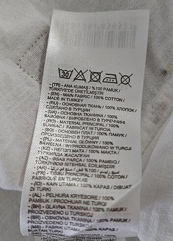 18-24 Ay Beden beyaz Renk Kısa Kollu Gömlek