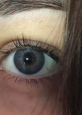 Gri Takma Kirpik - Görsel 2