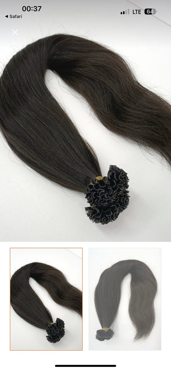 Siyah Kaynak 200 Adet Dolgun Saç  - Görsel 2