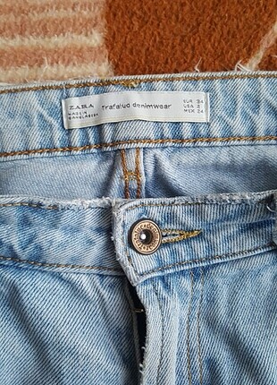 34 Beden mavi Renk Orijinal zara pantalon