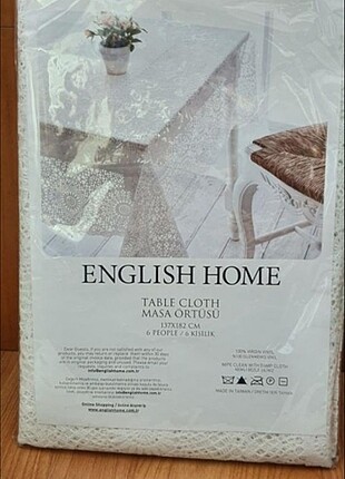 English home 6 kişilik masa örtüsü 