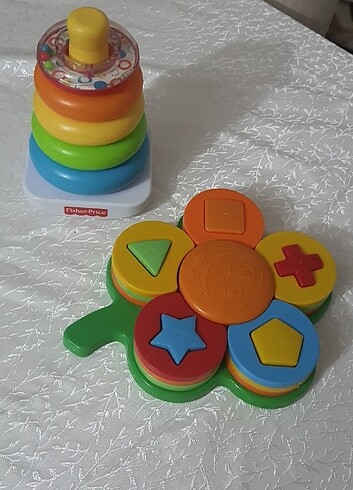 Fisher price marka 2 adet oyuncak 