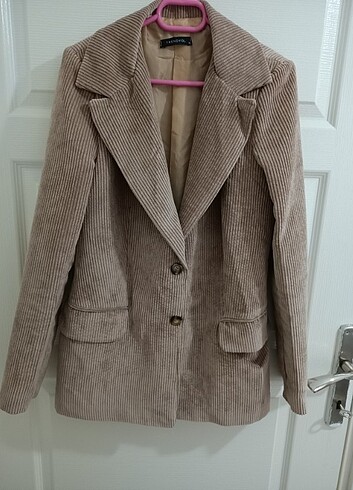 38 Beden Kadife Blazer ceket