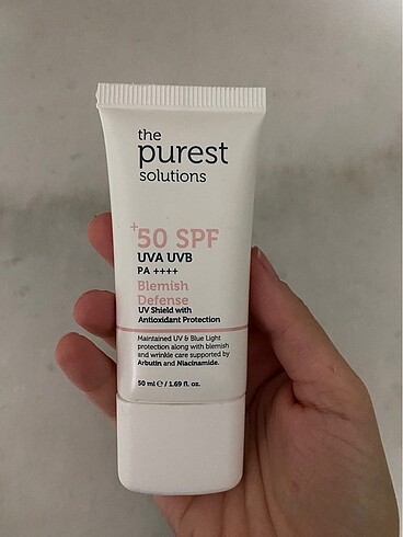 The purest güneş kremi