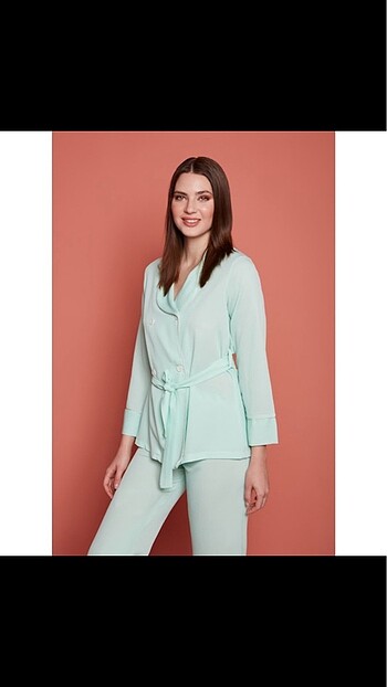 xl Beden turkuaz Renk Kadın pijama takımı