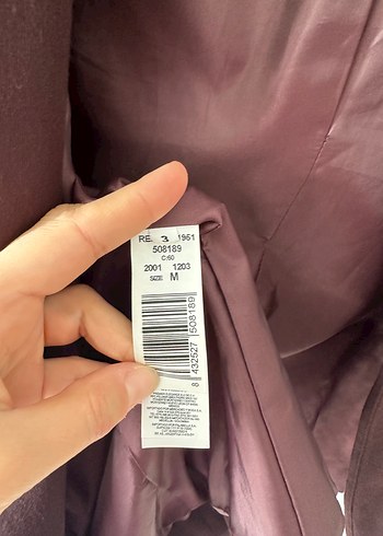 Bordo Düğmeli Kadın Blazer Ceket - Görsel 12