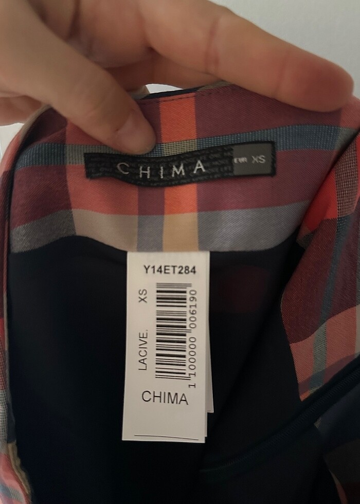 Chima ekose pileli etek - Görsel 5