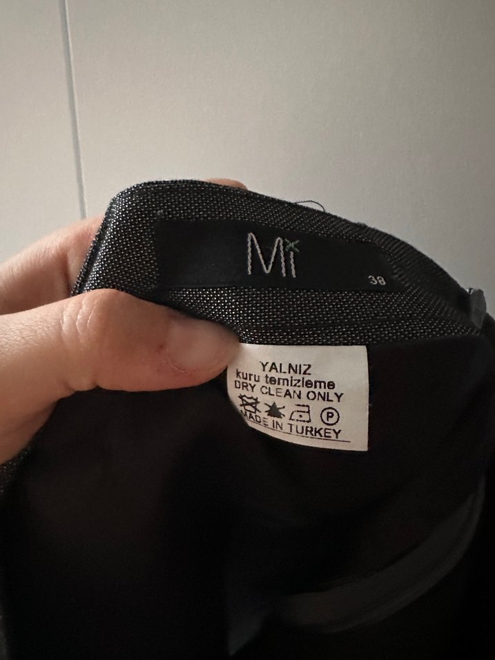 Füme kumaş Etek - Görsel 2