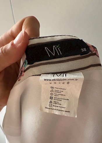 Piliseli Midi Bohem Çok Renkli Kadın Etek - Görsel 2