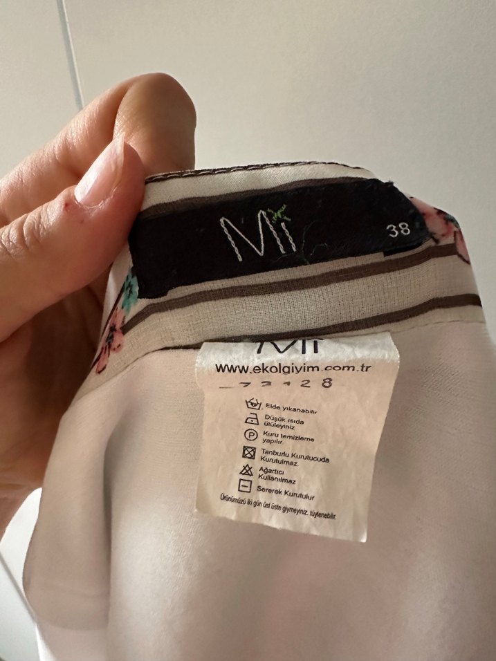 Piliseli Midi Bohem Çok Renkli Kadın Etek - Görsel 2