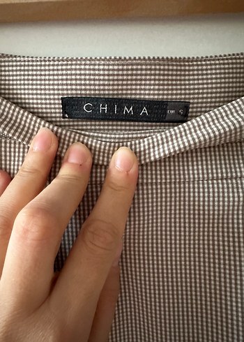 Bej Pilili Midi Keten Etek - Görsel 4