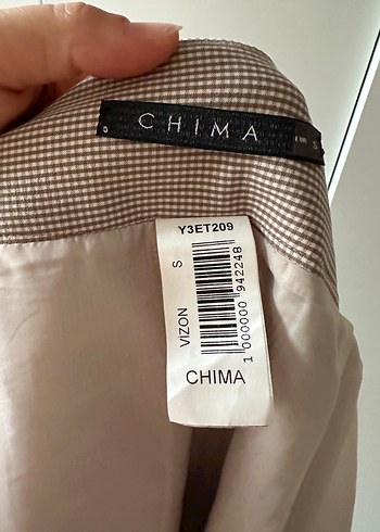 Bej Pilili Midi Keten Etek - Görsel 5