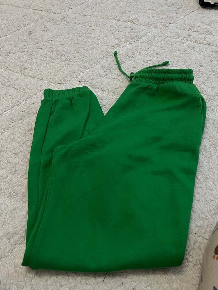 Kadın Yeşil Rahat Kesim Eşofman takımı - Görsel 3