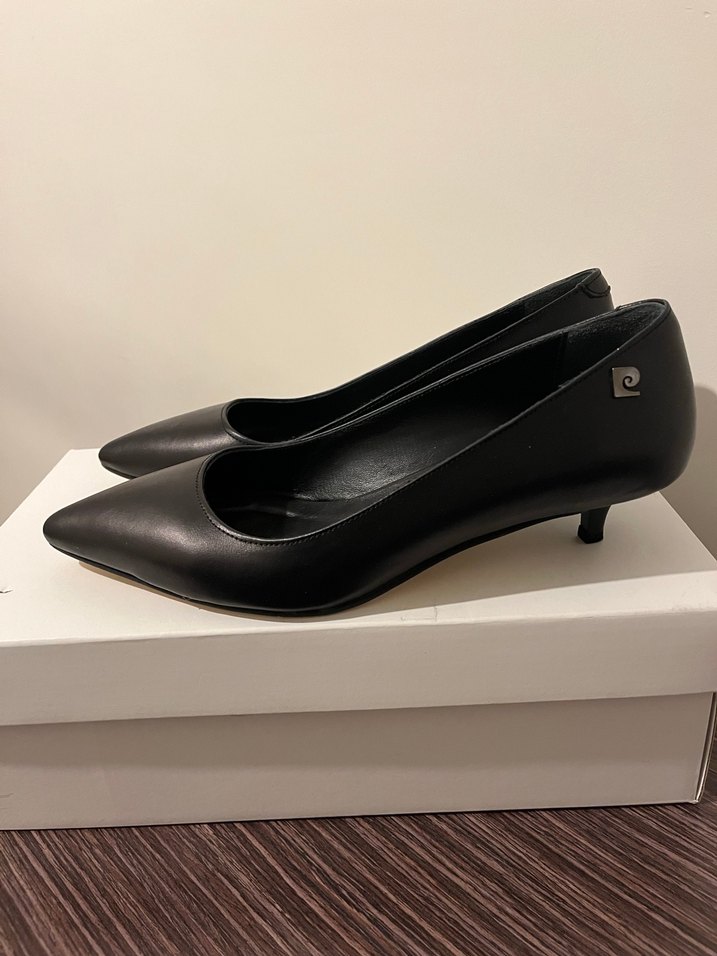 Siyah Modern Klasik İnce Topuklu Kadın Stiletto - Görsel 4