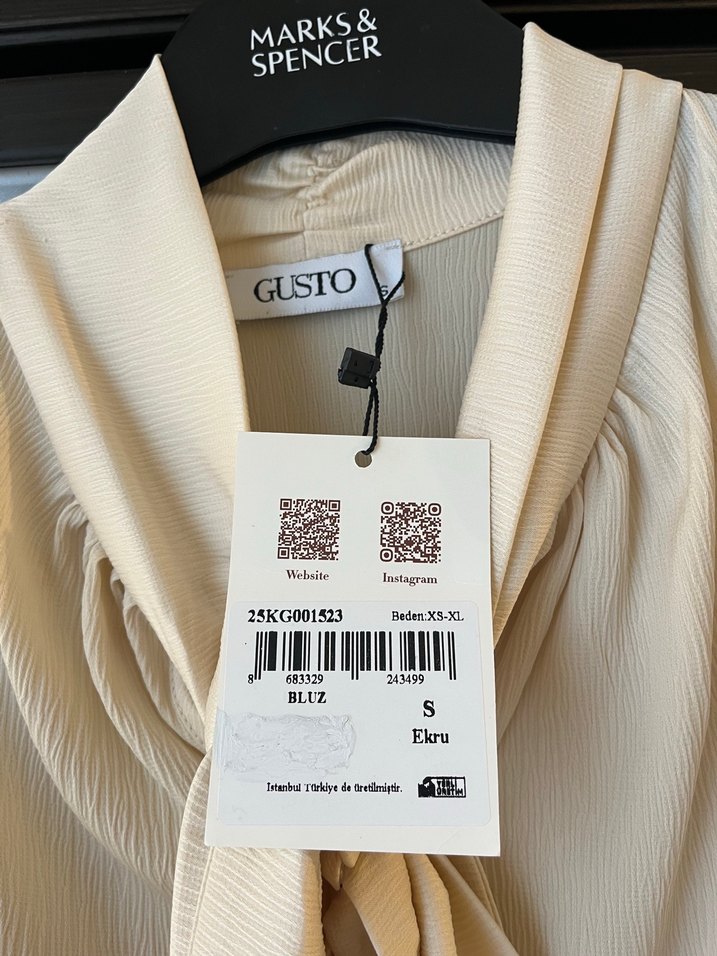 Ekru Bluz - Görsel 2
