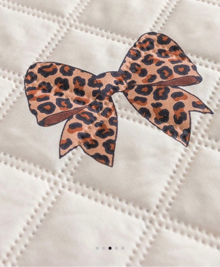 Kahverengi leopar desenli Yatak Örtüsü - Görsel 2