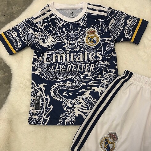 Adidas Kampanya Real Madrid Yılan Desen Çoçuk Takım