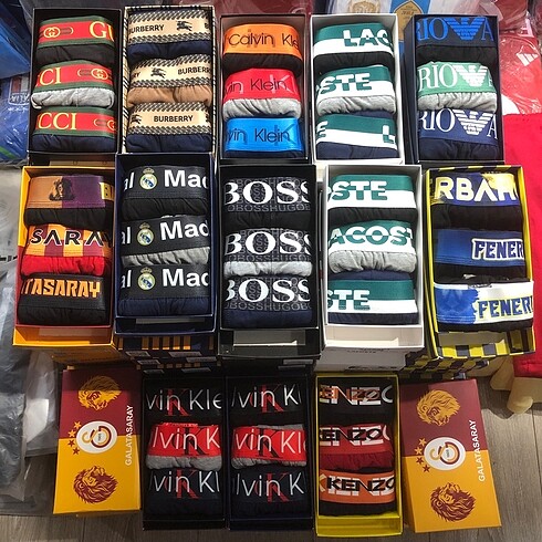 Galatasaray 3 lu Lux Kutu Boxer - Görsel 3