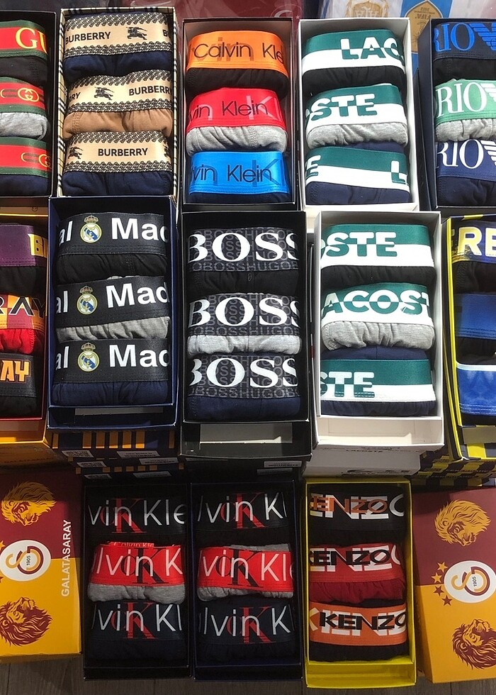 Fenerbahçe 3 lu Lux Kutu Boxer - Görsel 2