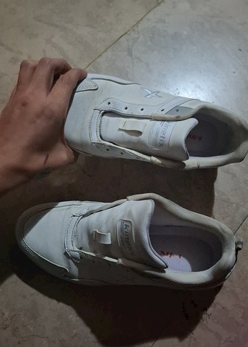 38 Beden Beyaz Bağcıklı Kadın Spor Ayakkabı