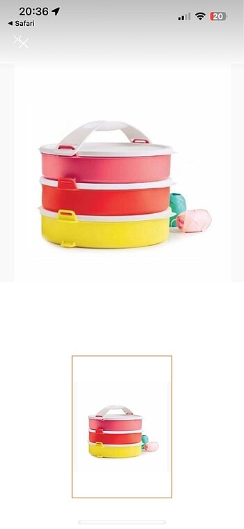 Tupperware piknik seti tupper