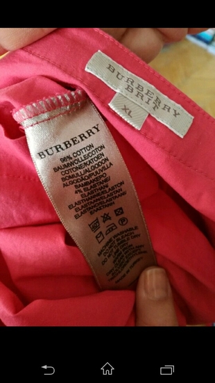 xl Beden orjinal Burberry elbise 