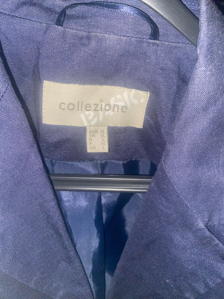 Lacivert Blazer Ceket Collezione - Görsel 3